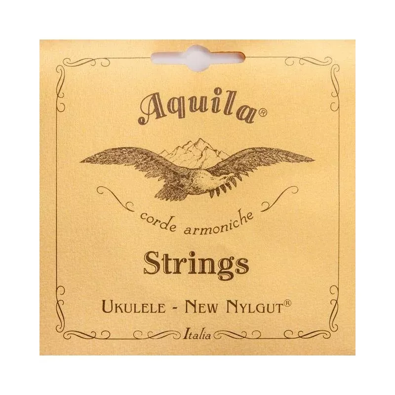 AQUILA 26U 8-STRING BARITONE UKULELE STRING SET, MIX OF NEW NYLGUT & RED SERIES