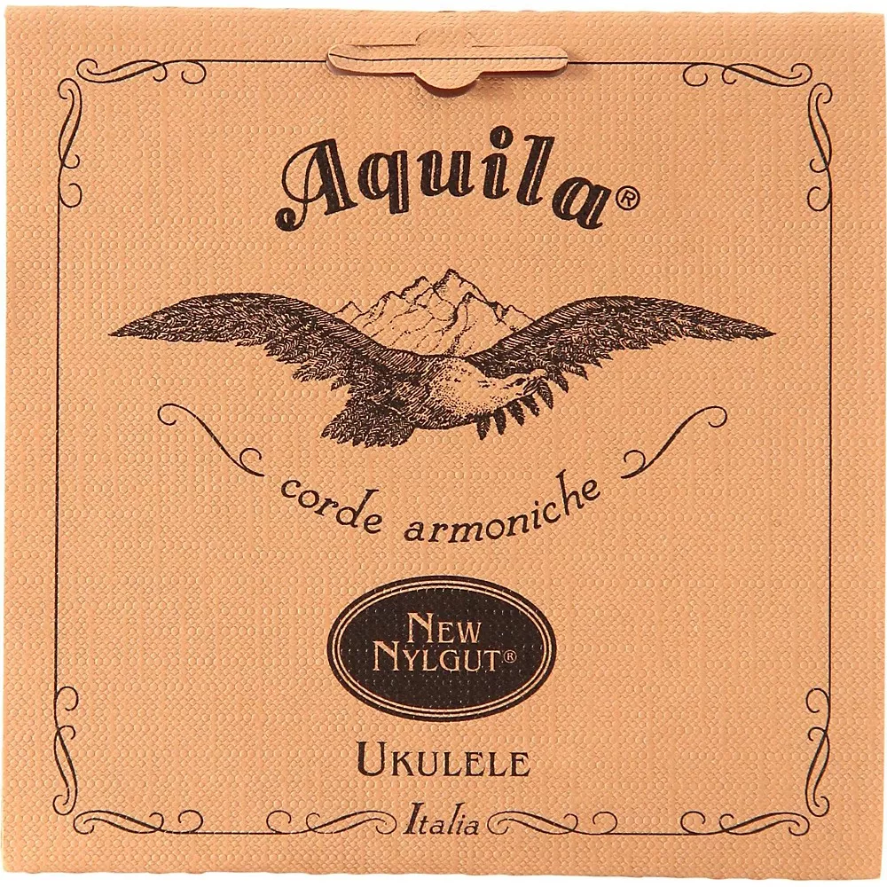 AQUILA 5U Soprano Ukulele String Set Low G New Nylgut