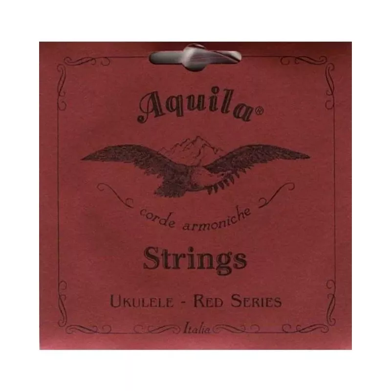 AQUILA 88U TENOR UKULELE STRING SET, RED SERIES (LOW G)