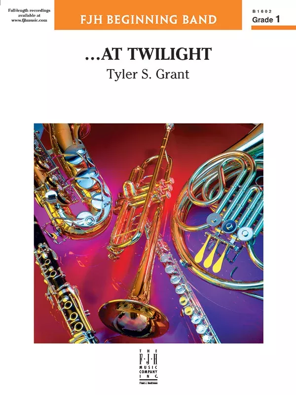 …At Twilight: Concert Band Conductor Score & Parts