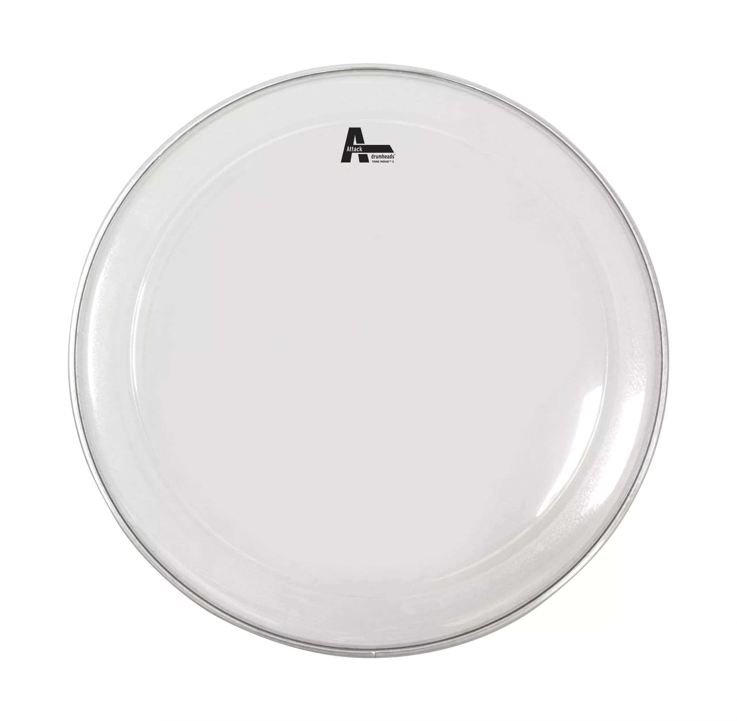 Attack 18" ToneRidge2 2Ply Medium Clear Drum Head