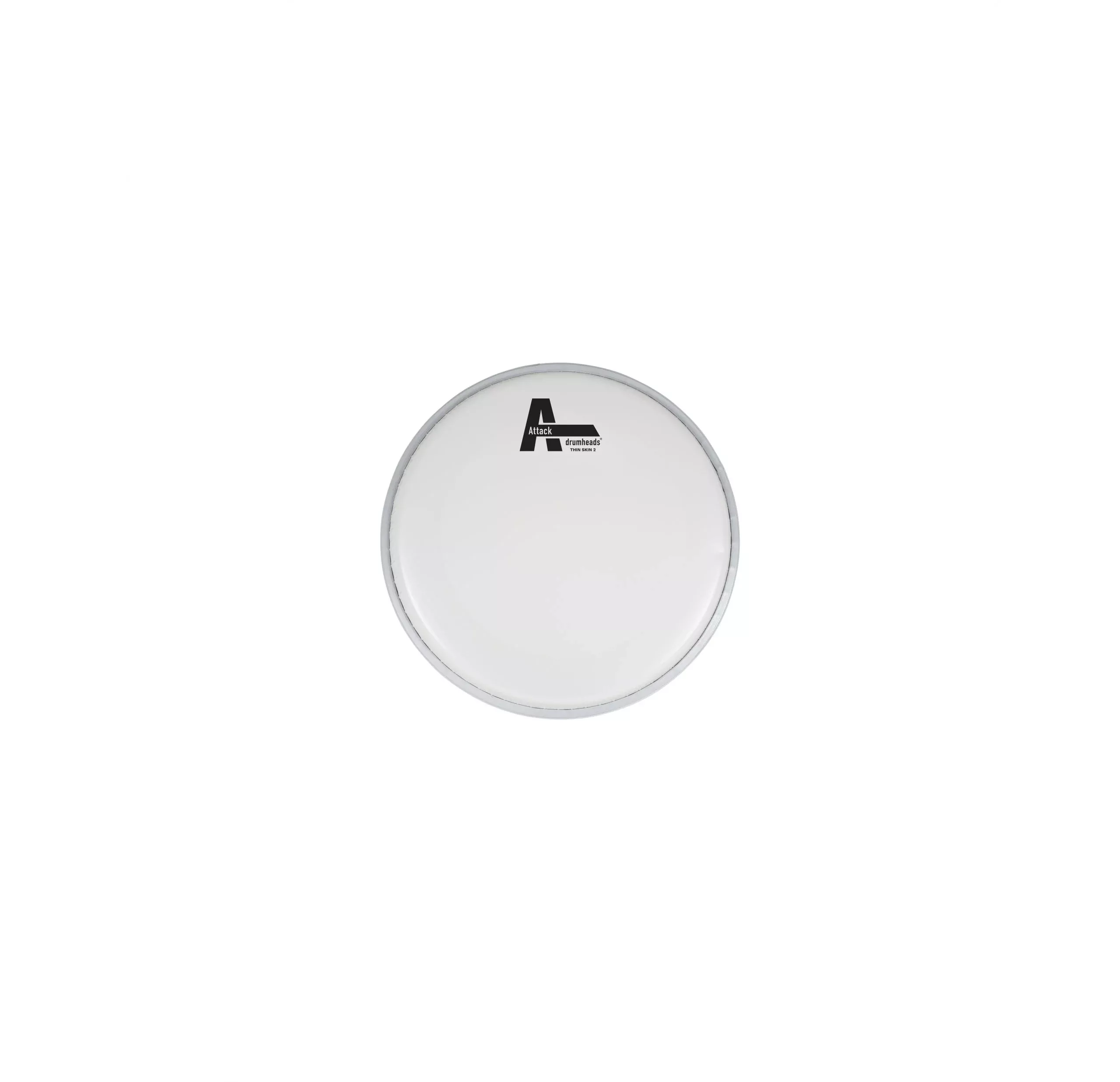 Attack 6" ThinSkin2 2Ply Medium Thin Coated White Drum Head