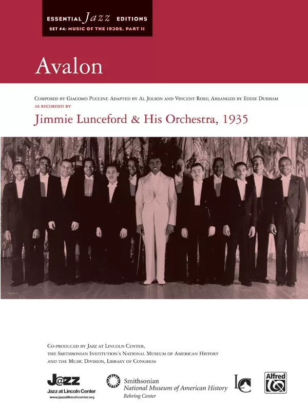 Avalon: Jazz Ensemble Conductor Score & Parts