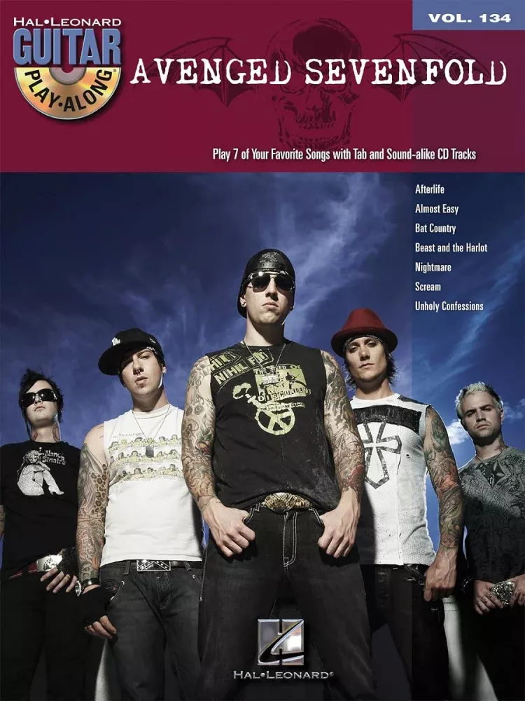 Avenged Sevenfold Guitar Play Along Volume 134 Guitar Tab BK/CD