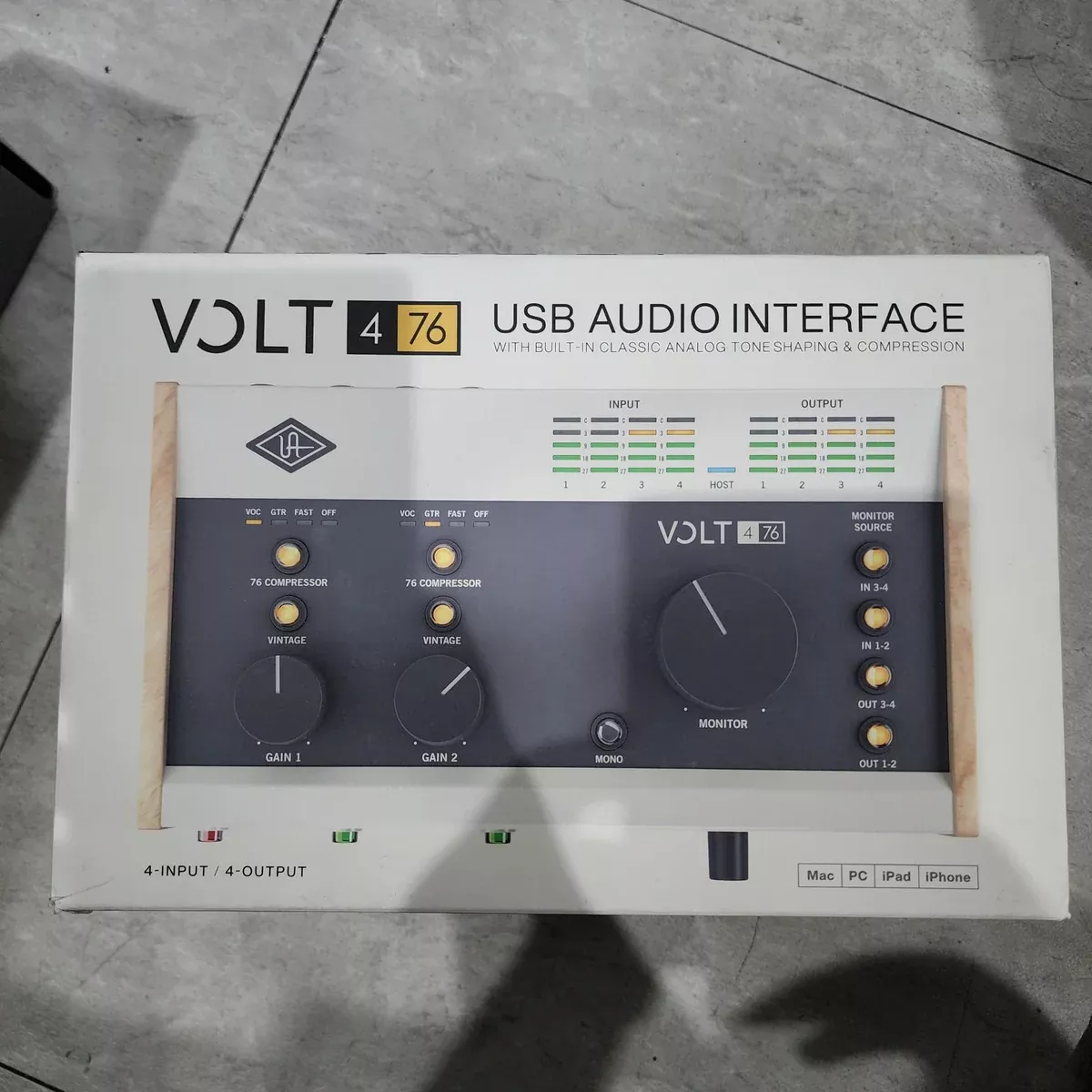 B STOCK (BS-354) Universal Audio Volt 476 USB-C Audio Interface