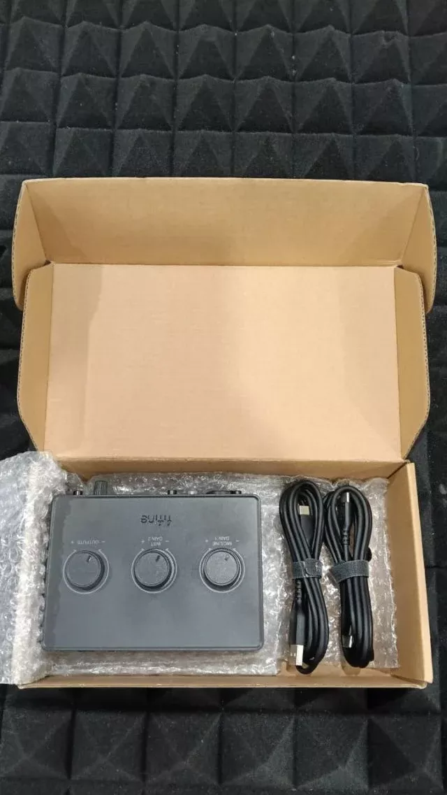 B STOCK (BS-724) FIFINE SC1 Audio Mixer XLR Audio Interface