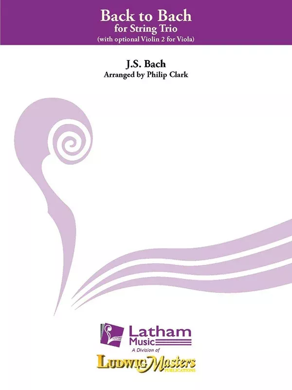 Back to Bach: String Trio Conductor Score and Parts