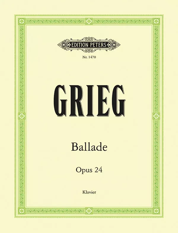Ballade in G minor Op.24: Piano Solo