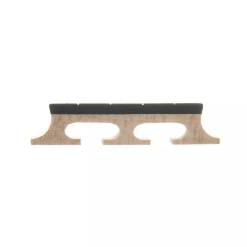 Banjo Bridge, 4-String, Ebony Top, 5/8″ Tall