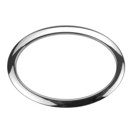 Bass Drum O's - 6" Chrome Oval