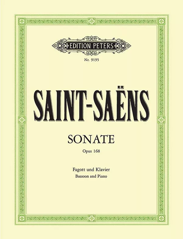 Bassoon Sonata Op. 168: Bassoon & Piano