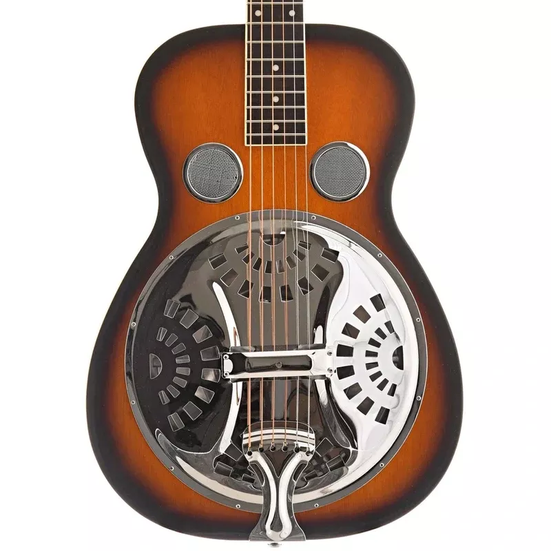 Beard Gold Tone PBS Mahogany Standard Squareneck & Case