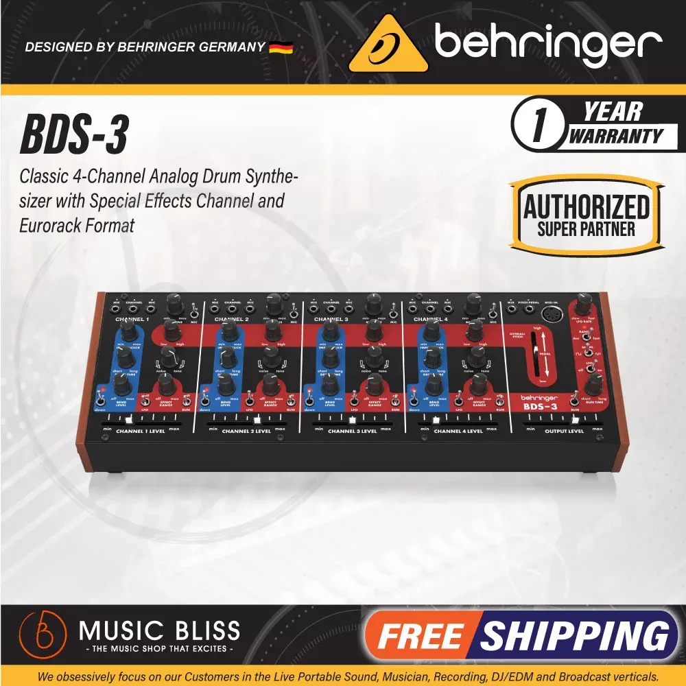 Behringer BDS-3 Analog Drum Synthesizer