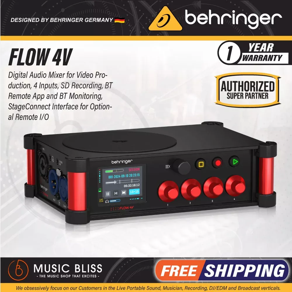 Behringer Flow 4V Field Recorder