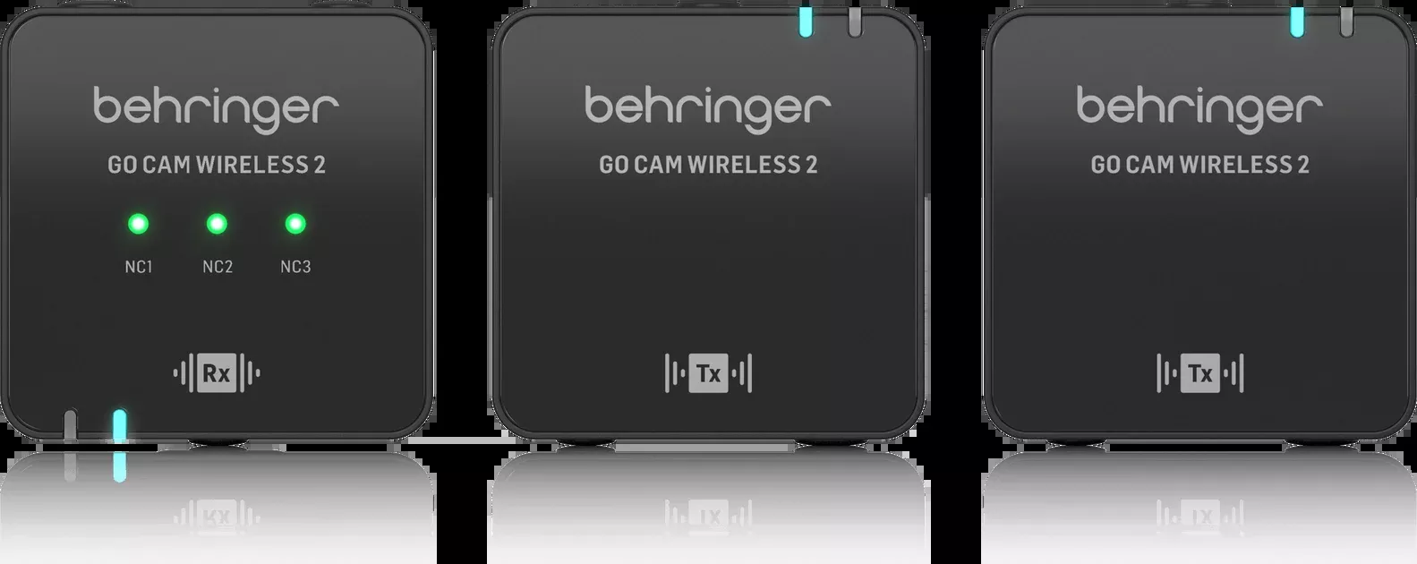 Behringer GO CAM WIRELESS 2 Digital Wireless Clip-On Microphone System for Content Creators