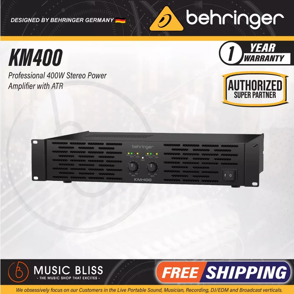 Behringer KM400 2-Channel Amplifier