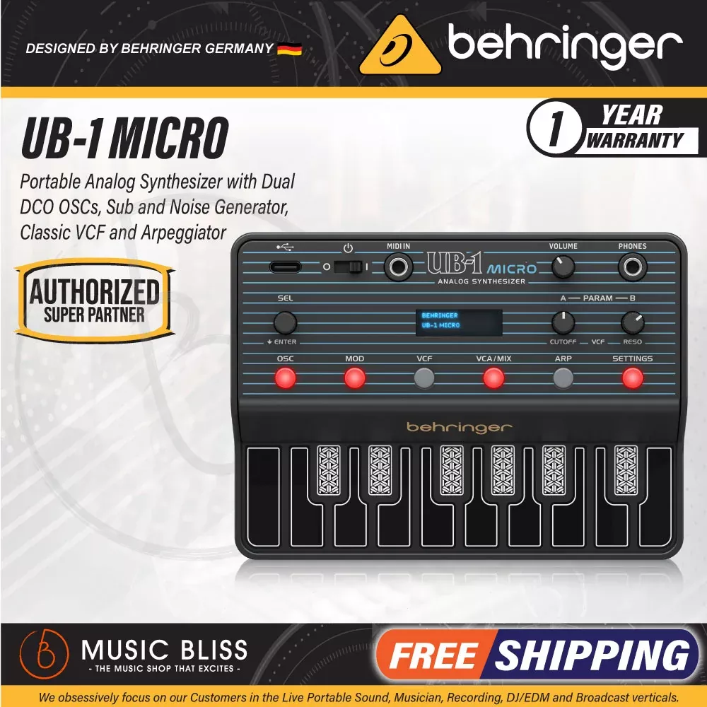 Behringer UB-1 Micro Portable Analog Synthesizer