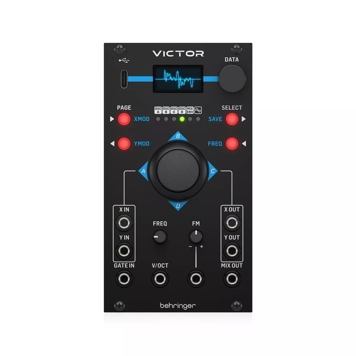 Behringer VICTOR Quad Vector Morphing Oscillator Module for Eurorack