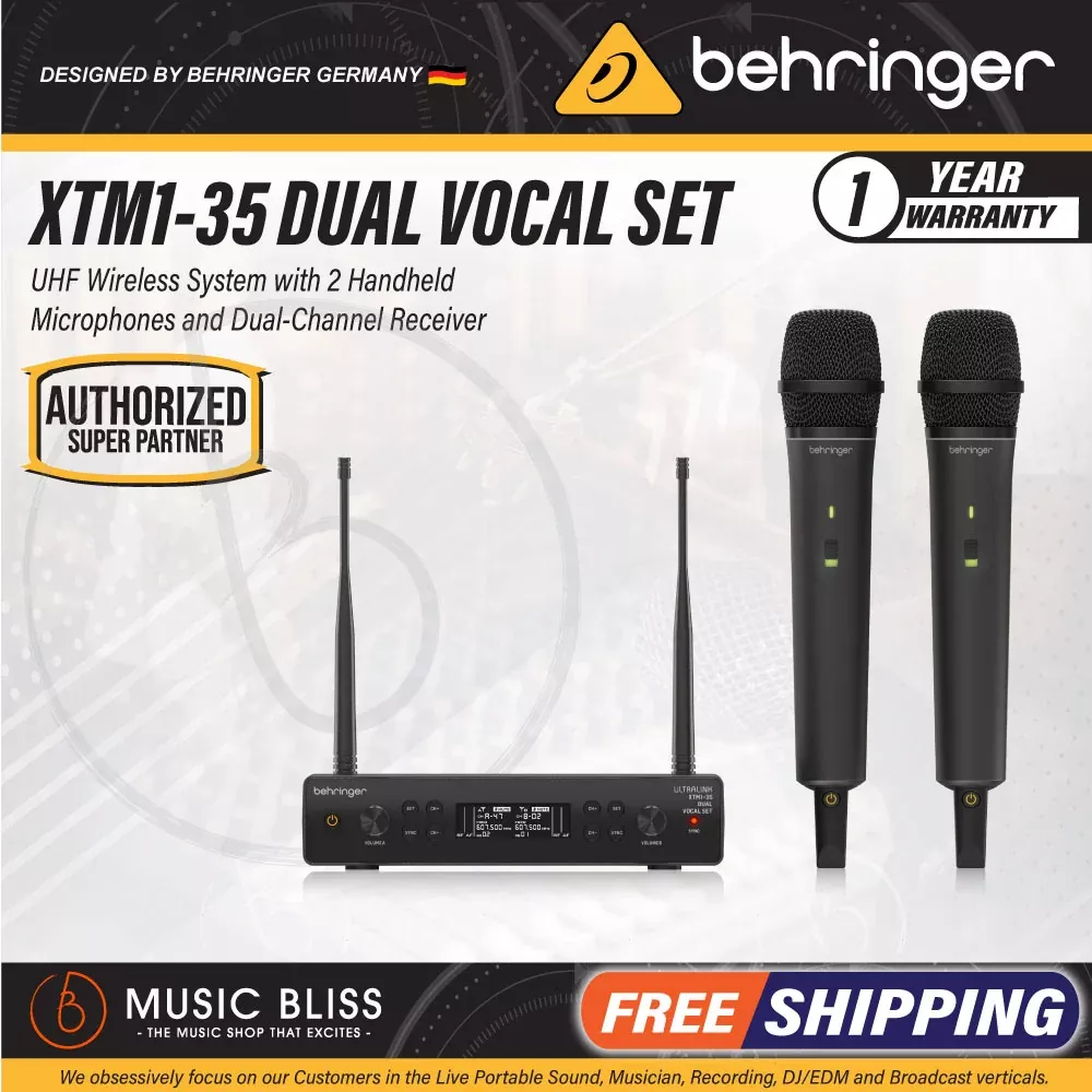 Behringer XTM1-35 DUAL VOCAL SET