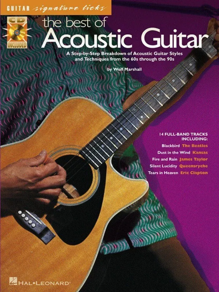 The Best of Acoustic Guitar Signature Licks BK/CD Guitar Tab