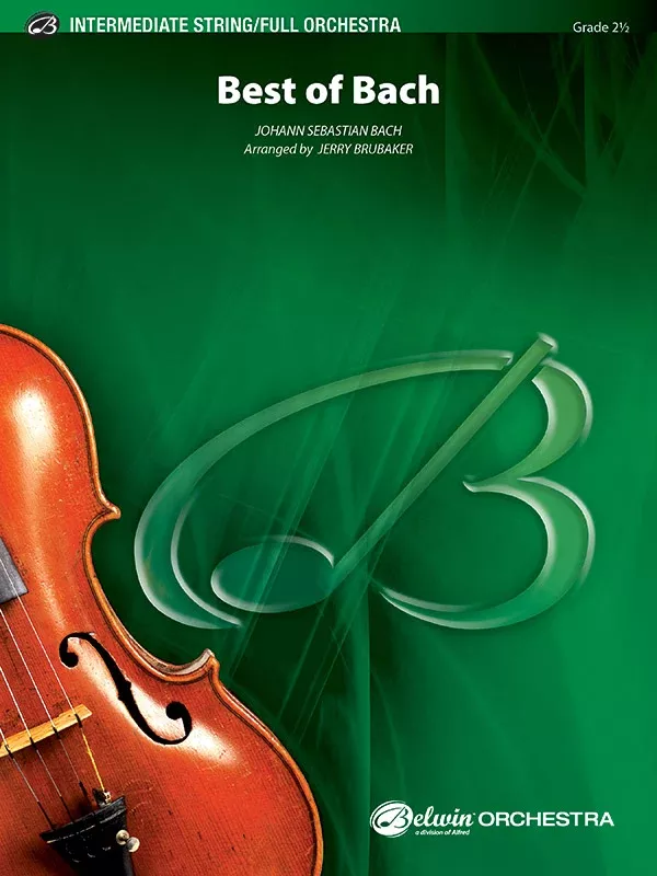 Best of Bach: Full Orchestra Conductor Score & Parts