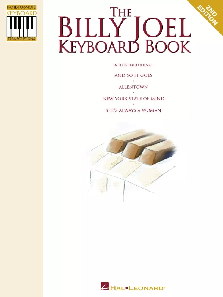 The Billy Joel Keyboard Book Note For Note Keyboard Transcriptions