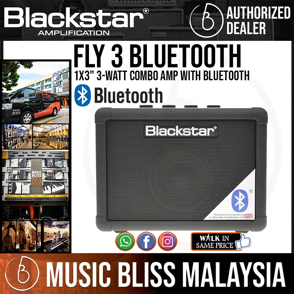 Blackstar FLY 3 1×3″ 3-watt Combo Amp with Bluetooth