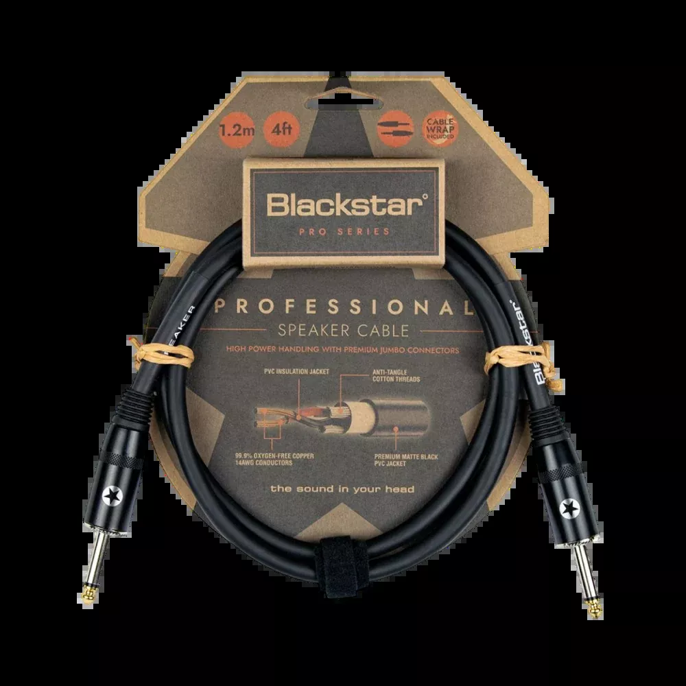 Blackstar SPKCABLE-PRO-1M 4ft Professional Speaker Cable