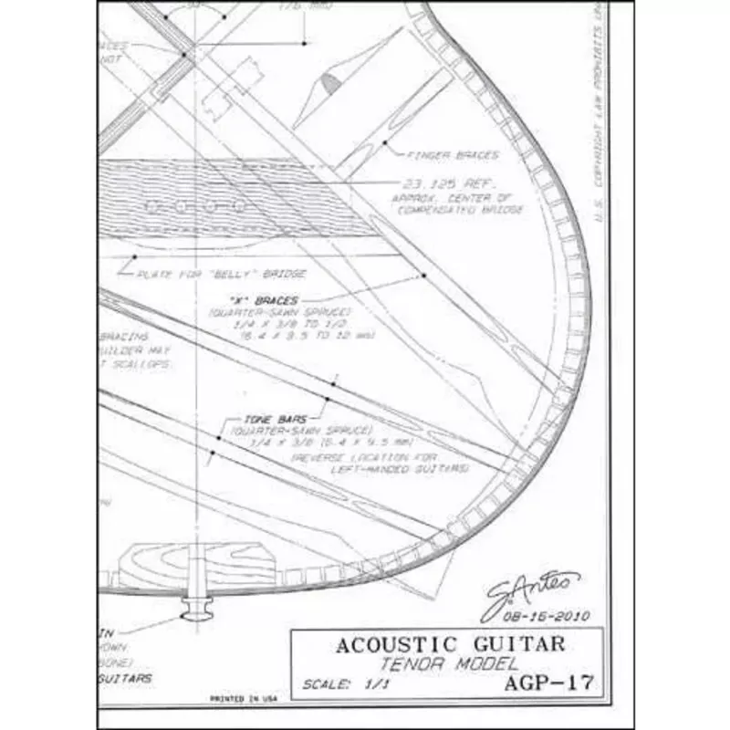 Blueprint – Tenor Guitar