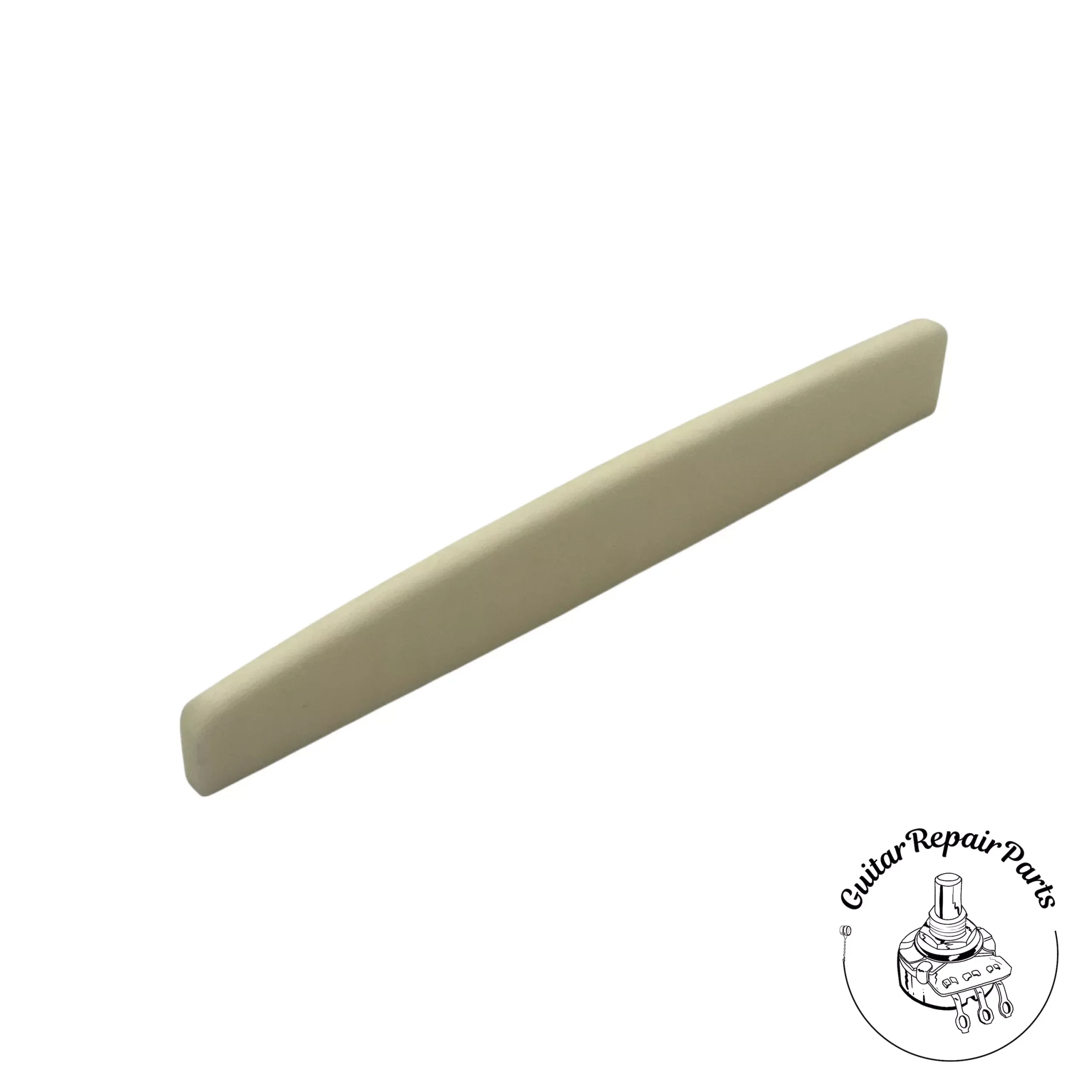 Bone Saddle For Acoustic Guitars 69.8mm x 2.4mm x 10.5mm – Bleached Bone