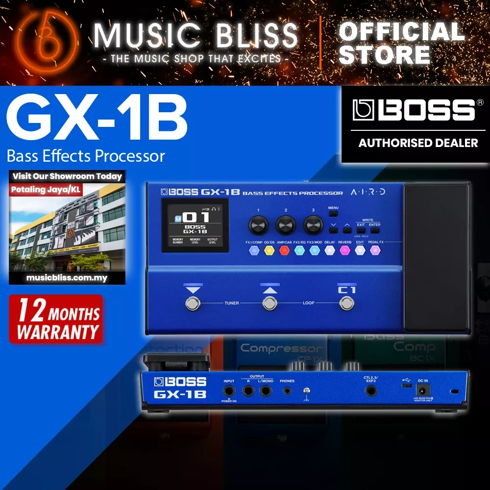 Boss GX-1B Bass Effects Processor Pedal