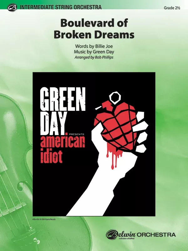 Boulevard of Broken Dreams: String Orchestra Conductor Score & Parts