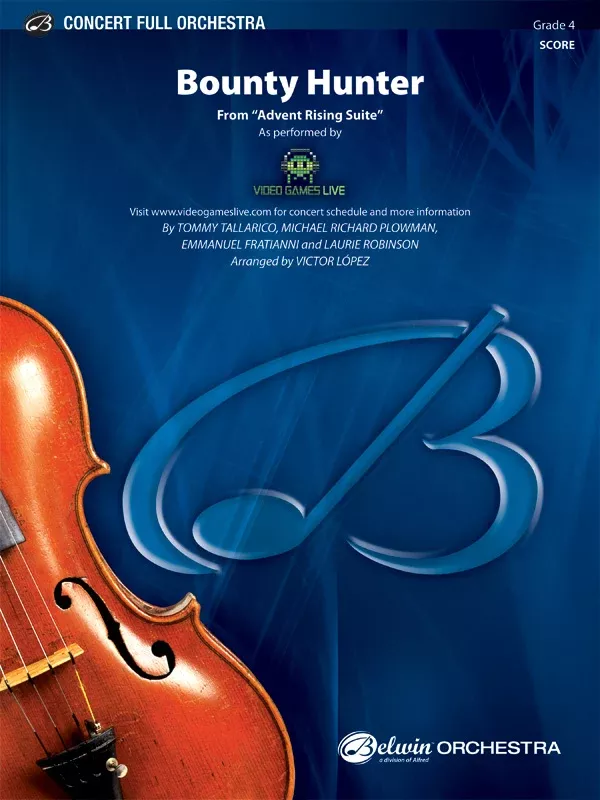 Bounty Hunter Theme (from Advent Rising Suite): Full Orchestra Conductor Score & Parts