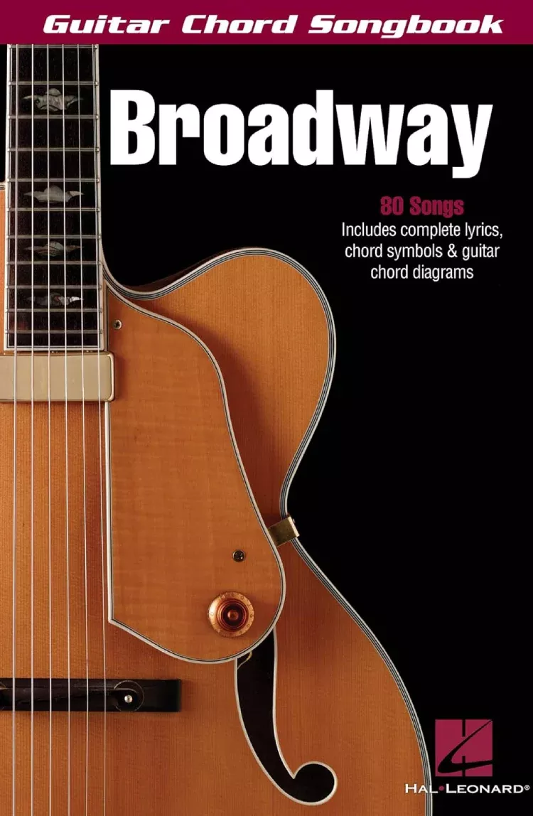 Broadway Guitar Chord Songbook