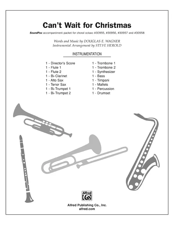 Can’t Wait for Christmas: Choral SoundPax