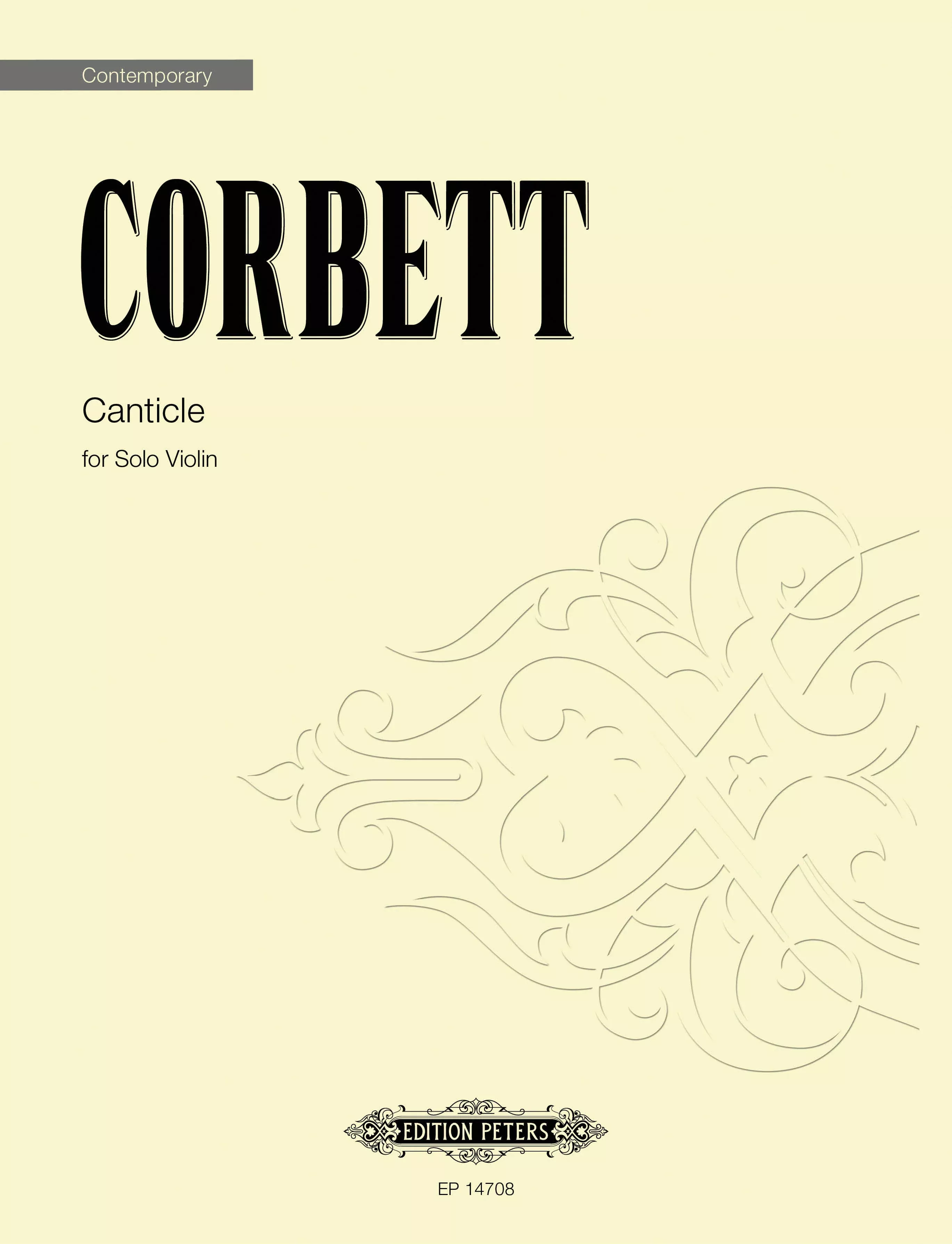 Canticle: Violin Score