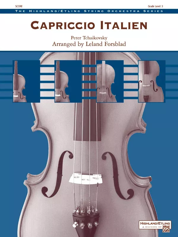 Capriccio Italien: String Orchestra Conductor Score
