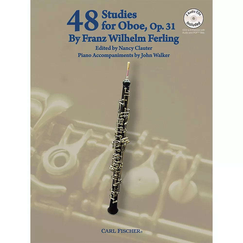 Carl Fischer 48 Studies For Oboe Book/CD