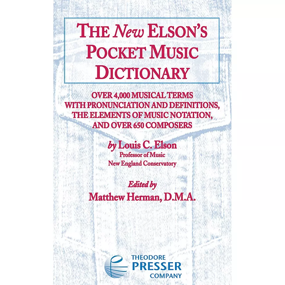 Carl Fischer The New Elson's Pocket Music Dictionary