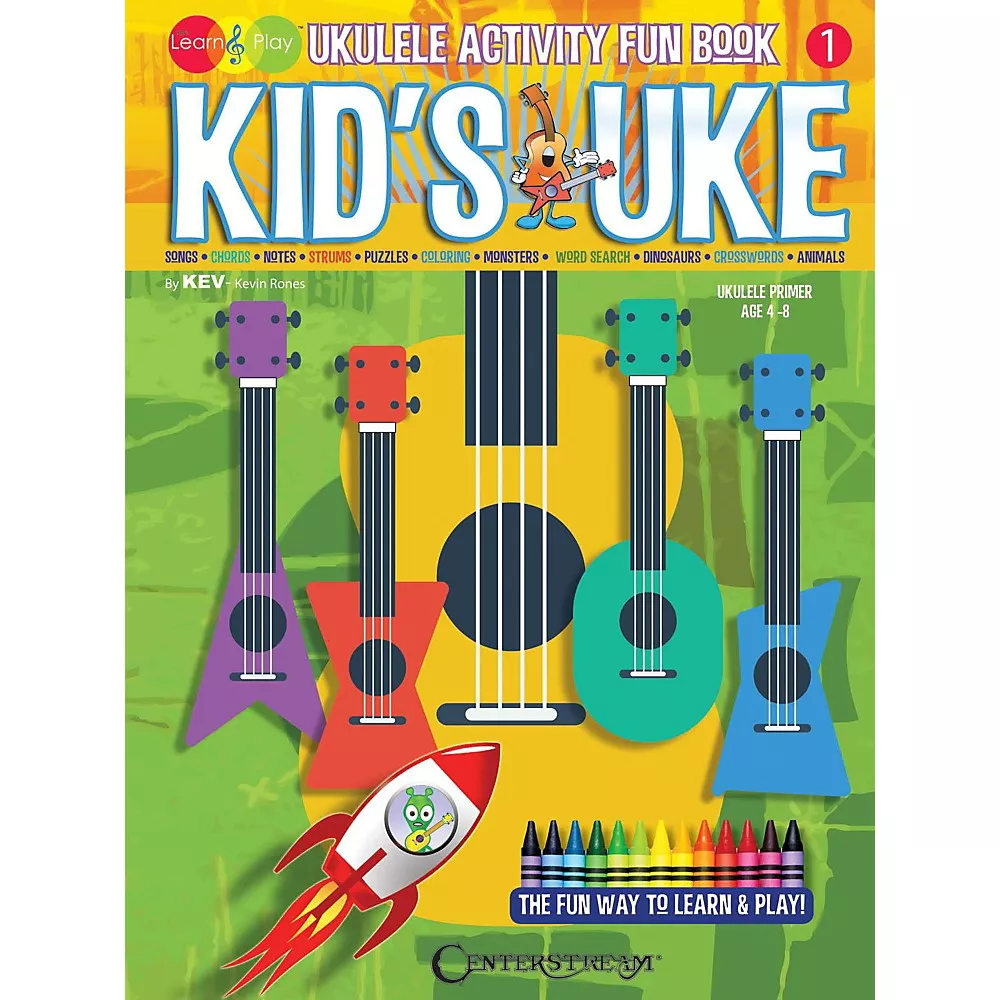 Centerstream Publishing Kid's Uke - Ukulele Activity Fun Book