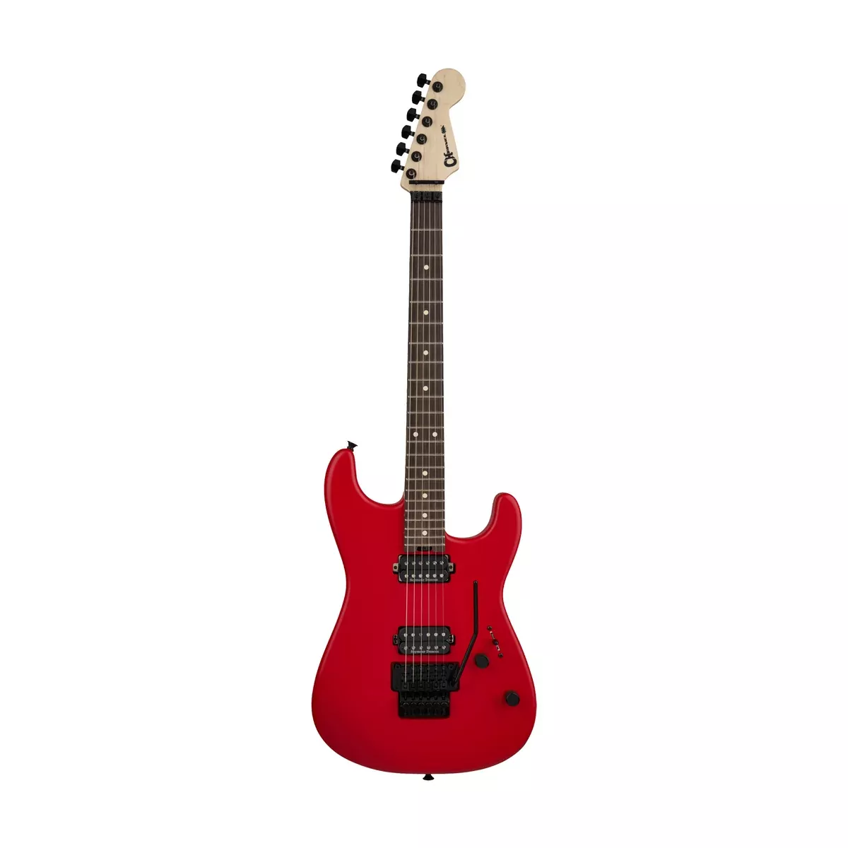 Charvel Pro Mod Plus San Dimas SD1 SRS HH FR Electric Guitar, RW FB, Satin Ferrari Red