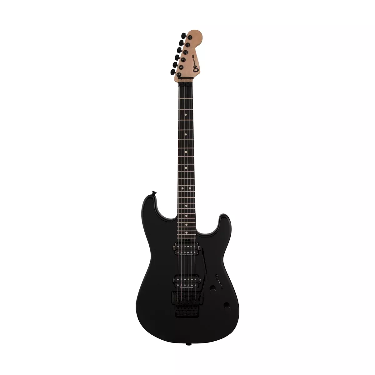 Charvel Pro-Mod San Dimas Style 1 HH Floyd Rose Electric Guitar, Ebony FB, Gloss Black