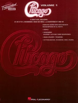 CHICAGO TRANSCRIBED SCORES VOLUME 1