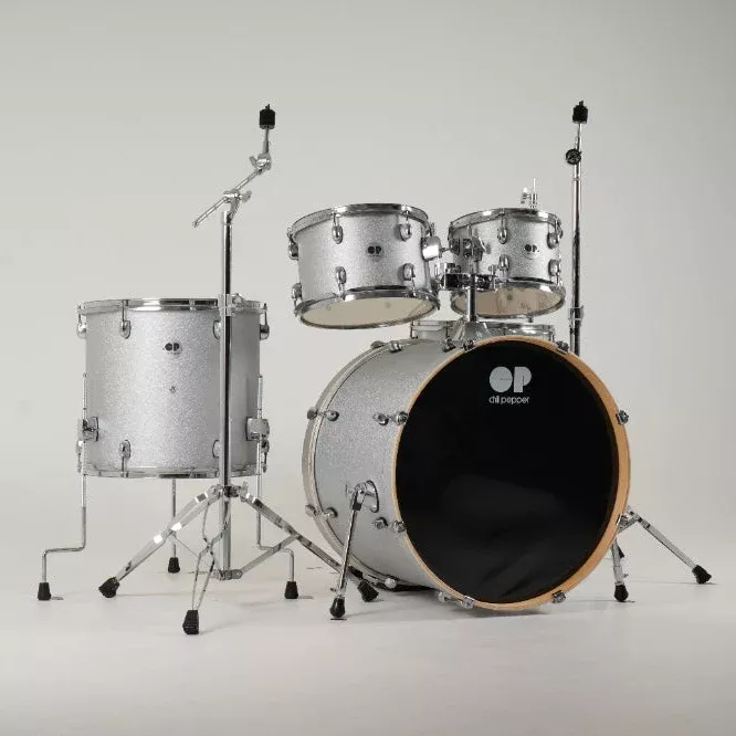 Chilli Pepper Rhythm Mate 5-Piece Drum Set- Classic White