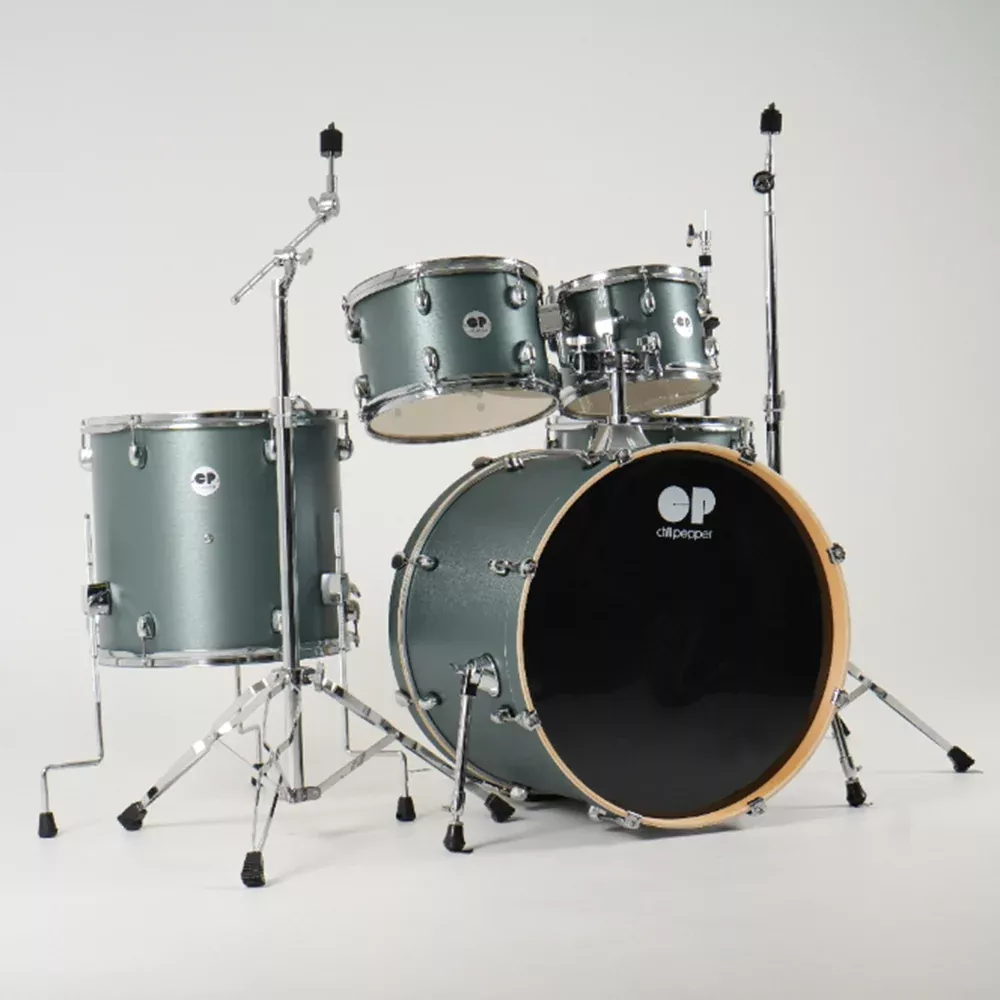 Chilli Pepper Rhythm Mate 5-Piece Drum Set- Green Pines