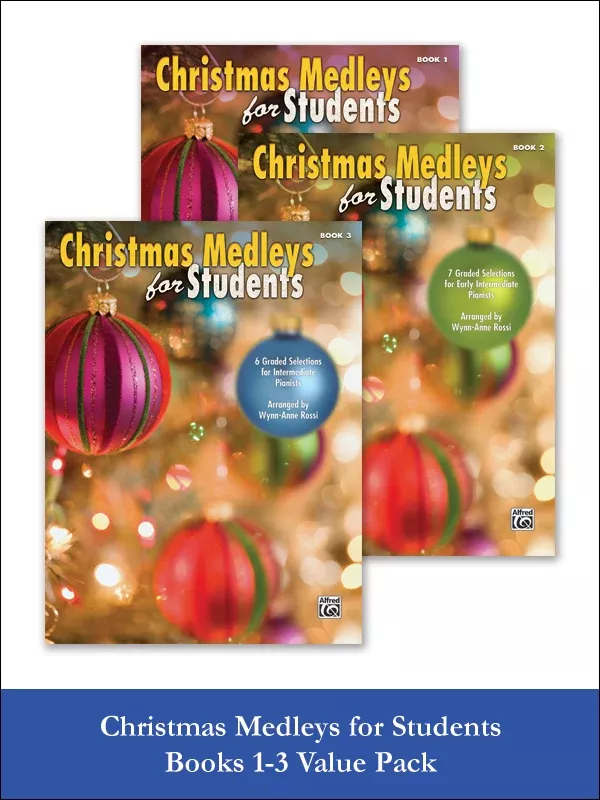 Christmas Medleys for Students, 1-3 (Value Pack): Piano Packet