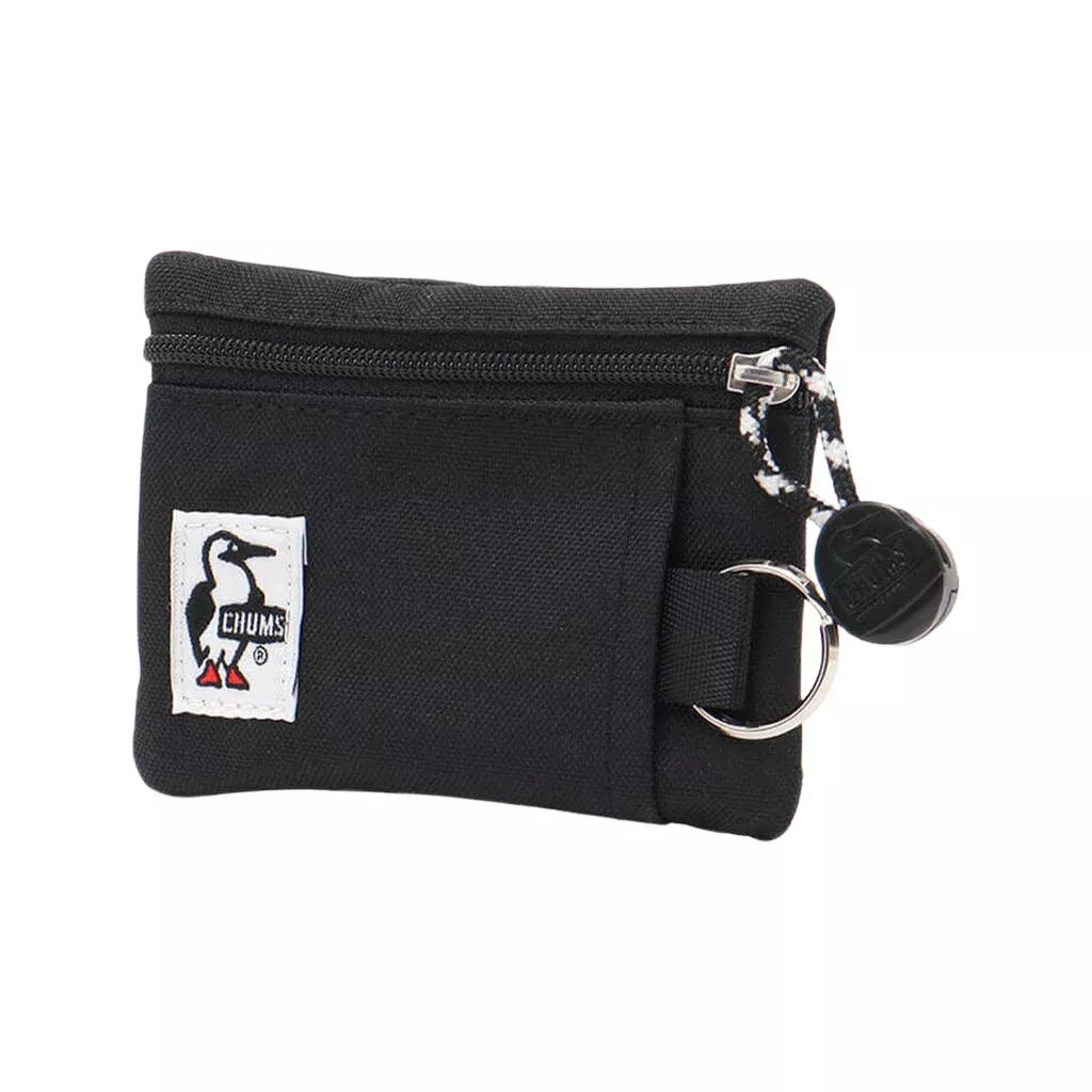 CHUMS Recycle Key Coin Case, Black