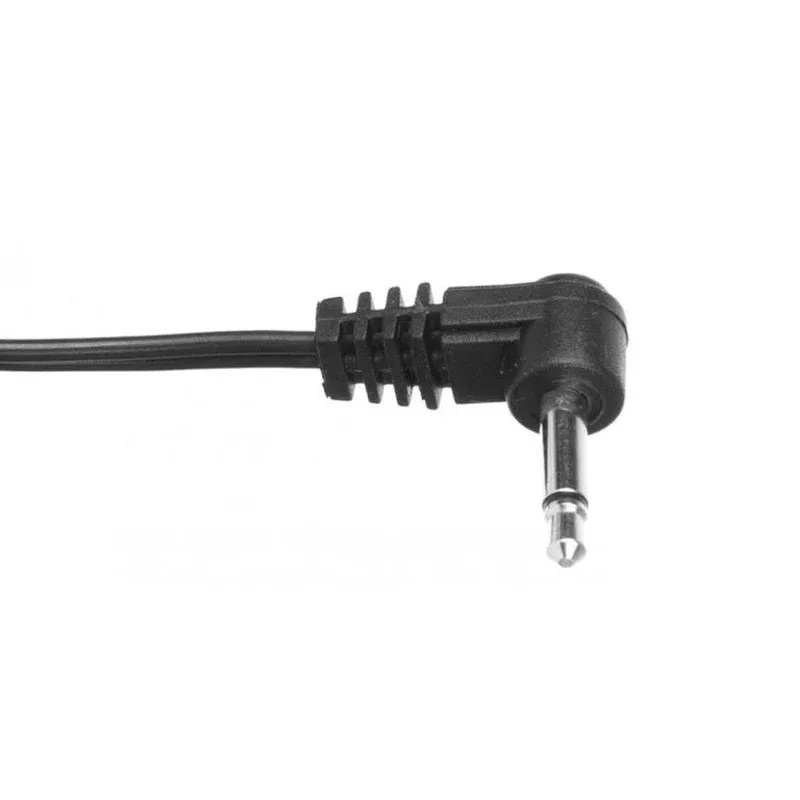 CIOKS 5050 Type 5 – 3,5mm Jack-plug, tip positive, L-shape, 50cm (black)