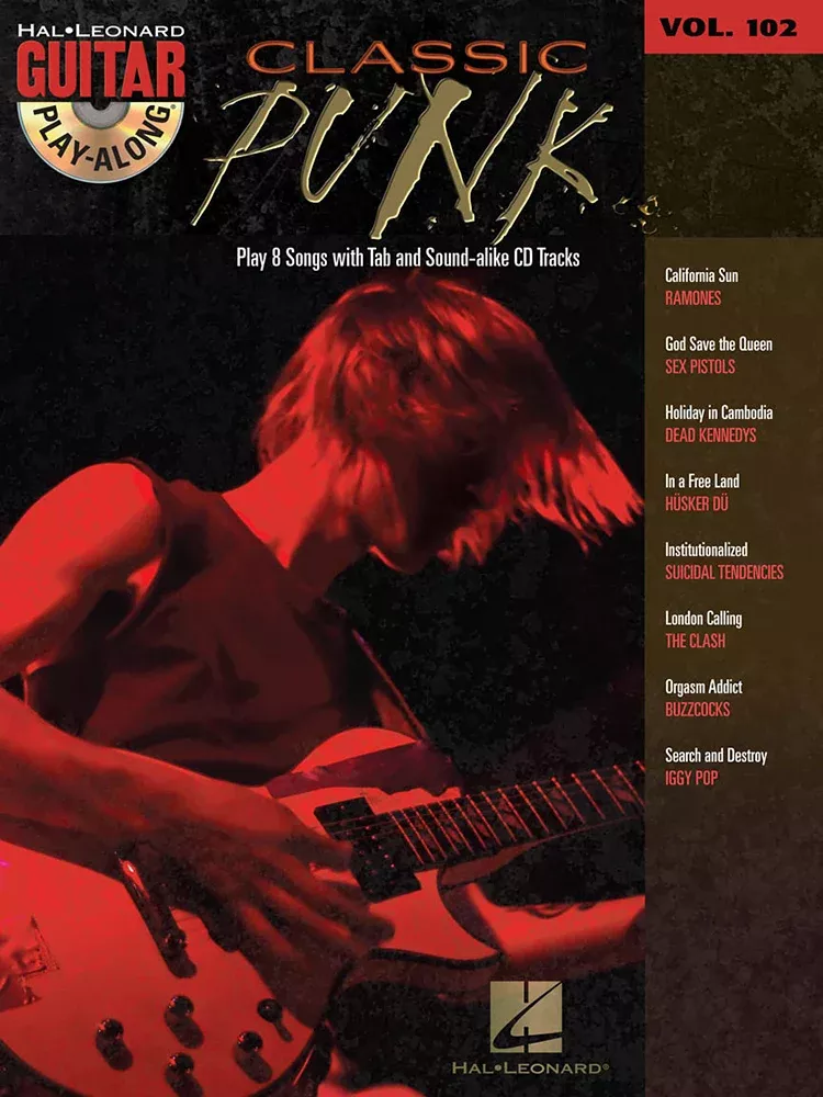 Classic Punk Guitar Playalong Volume 102 BK/CD