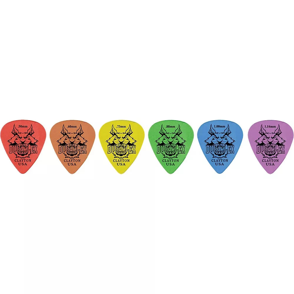 Clayton Duraplex Delrin Picks 1 Dozen .60 mm